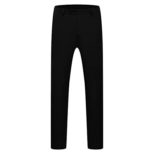 KUDORO Slim Fit 3 Piece Men's Formal Tuxedo Suit for Wedding Prom