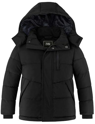 ZSHOW Boys' Warm Waterproof Fleece Snow Coat