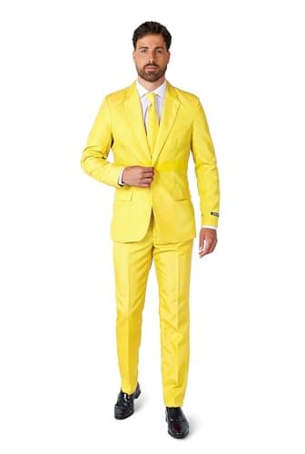 Suitmeister Men's Slim Fit Solid Color Party Suit - Halloween and More