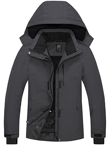 Women's Waterproof Ski Jacket with Fleece Lining