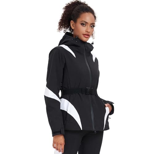 YEEFINE Women's Waterproof Snowboard Jacket for Winter Skiing Outdoor Warm Coats