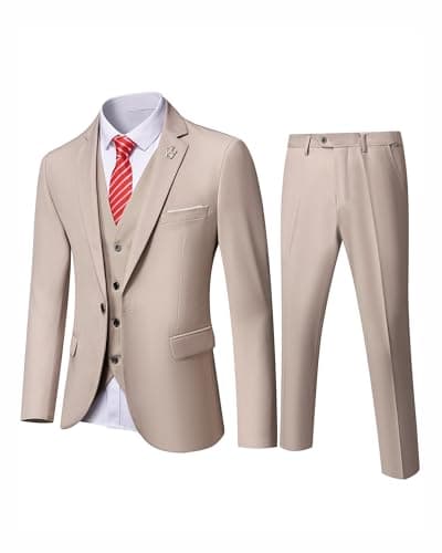 Slim Fit Suit Set for Men