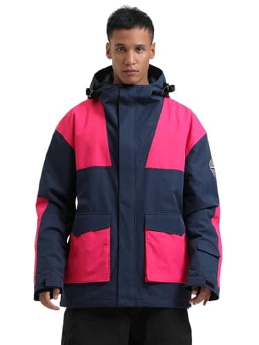IMPHUT Mens Snowboard Jacket & Womens Ski Outerwear with Hood Winter Insulated