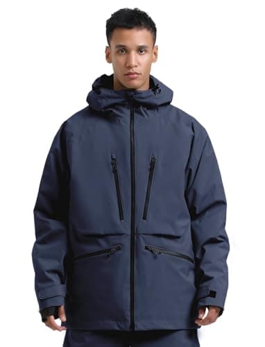 GSOU Mens Snowboard Jacket & Womens Ski Coat - Waterproof & Insulated Winter Jackets