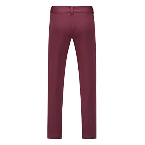 Classic Slim Fit Stretch Dress Pants for Men