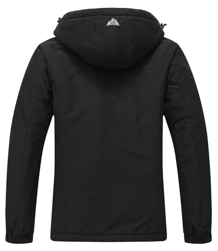 MOERDENG Women's Warm Waterproof Ski Coat with Hood
