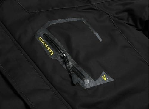 Keevoom Men's Waterproof Snow Jacket: Warm, Windproof, and Hooded for Skiing and Snowboarding