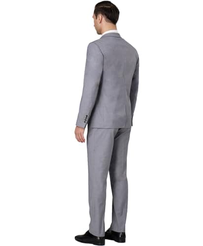 TweedLad DEETRUST Men's Slim Fit 3-Piece Suit Set for Party, Wedding & Business