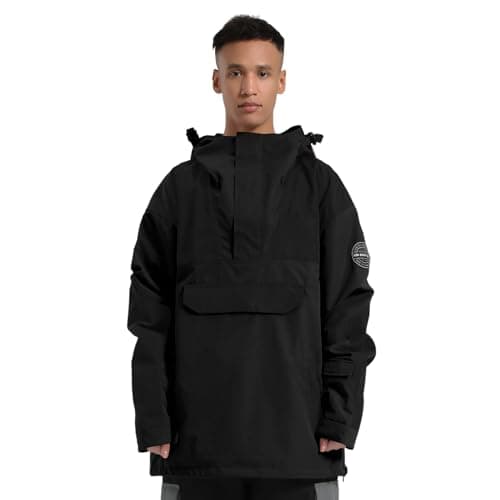 GSOU Men's Warm Snowboard Jacket - Waterproof Winter Snow Coat