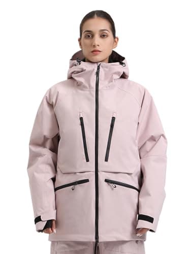 GSOU Mens Snowboard Jacket & Womens Ski Coat - Waterproof & Insulated Winter Jackets