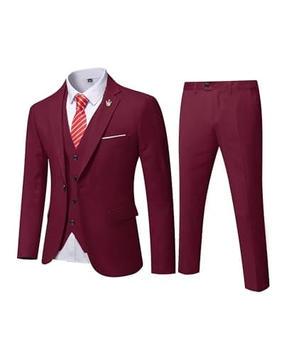 Slim Fit 3-Piece Suit Set for Men