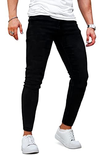 Men's Slim Fit Ripped Stretch Jeans
