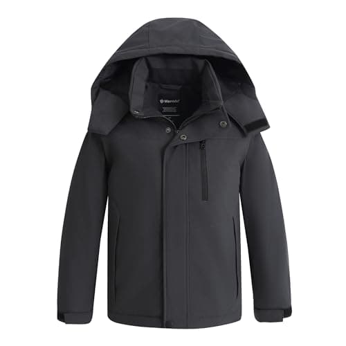 Wantdo Boys' Waterproof Snowboarding Jacket - Warm & Thick Winter Coat