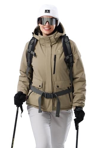 CAMEL CROWN Women's Waterproof Winter Ski Jacket