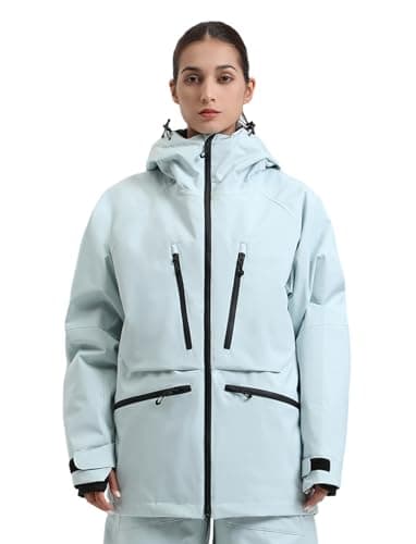 GSOU Mens Snowboard Jacket & Womens Ski Coat - Waterproof & Insulated Winter Jackets