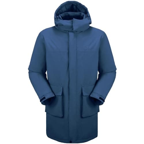 CAMELSPORTS Men's Warm Winter Quilted Puffer Hoodie Jacket