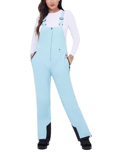 Womens Insulated Waterproof Snow Bibs