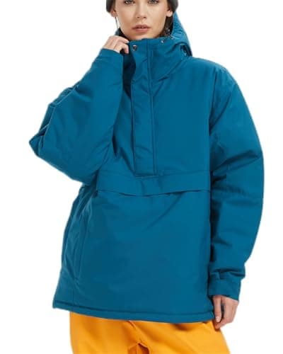 Womens Waterproof Winter Ski Coat BUMDEEP Thick Hooded Windbreaker