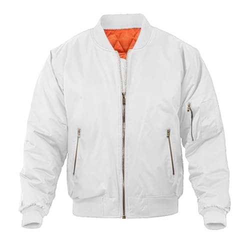 MAGNIVIT Men's Casual Bomber Jacket for Fall and Winter