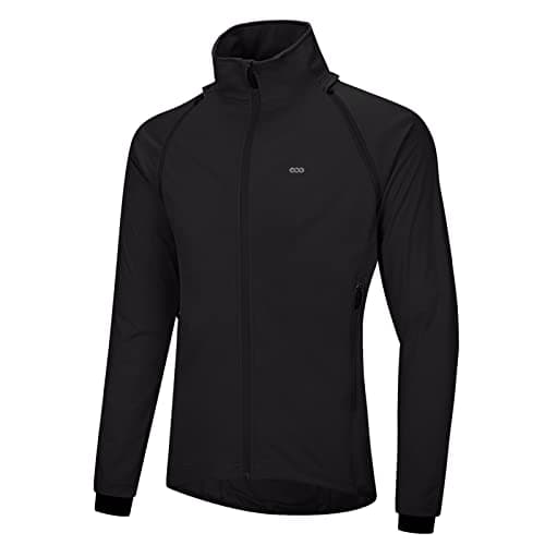 Men's Waterproof Long Sleeve Cycling Jacket 33,000ft Reflective Vest