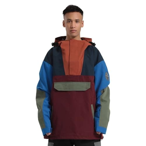 BSASB Mens Warm Snowboard Ski Jacket Waterproof Windproof Winter Sports