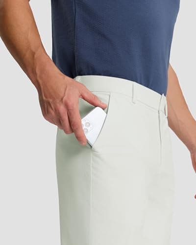 SNOWTEN Mens Classic Fit Golf and Casual Pants with Pockets