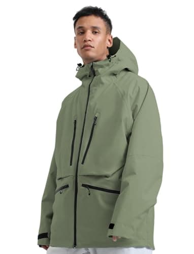 IMPHUT Mens Snowboard Jacket & Womens Ski Outerwear with Hood Winter Insulated