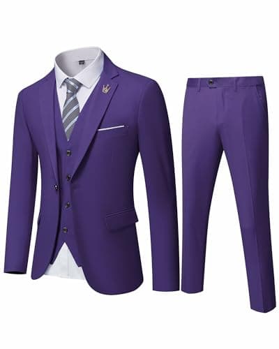 Slim Fit Suit Set for Men