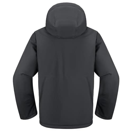 CAMEL CROWN Men's Waterproof Winter Ski Jacket with Thermal Insulation for Snow Rain