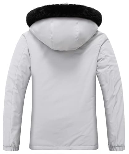 Women's Waterproof Hooded Ski Jacket for Winter Hiking & Activities
