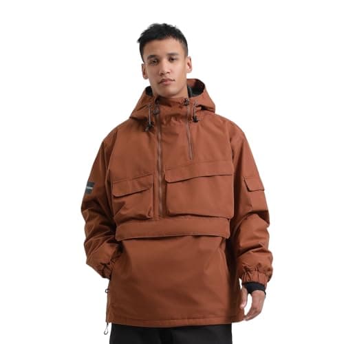 BSASB Mens Warm Snowboard Ski Jacket Waterproof Windproof Winter Sports