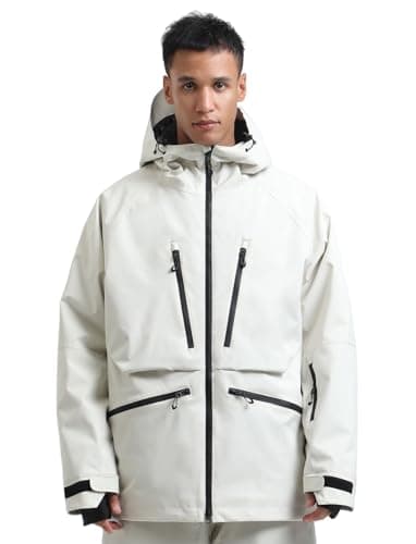 GSOU Mens Snowboard Jacket & Womens Ski Coat - Waterproof & Insulated Winter Jackets