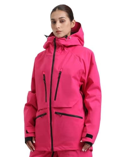 IMPHUT Mens Snowboard Jacket & Womens Ski Outerwear with Hood Winter Insulated
