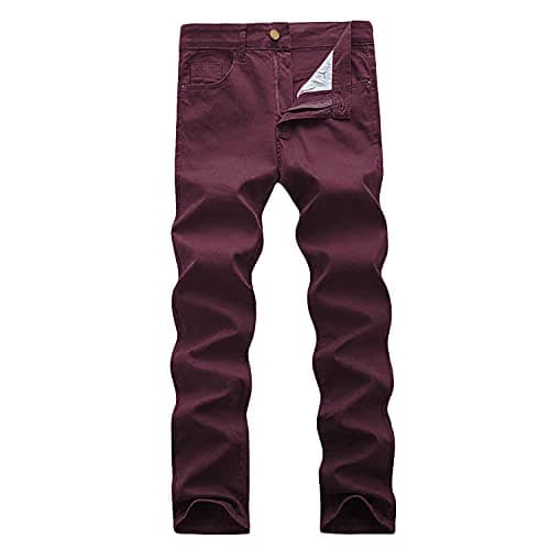 WULFUL Men's Slim Fit Stretch Denim Jeans