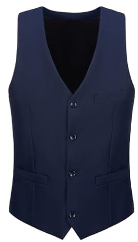 WOMS Men's Slim Fit 3-Piece Business Suit Set