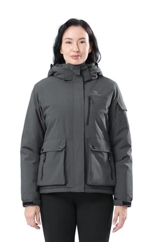 CAMEL CROWN Women's Waterproof Winter Ski Jacket