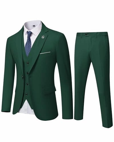 Slim Fit Suit Set for Men