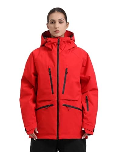GSOU Mens Snowboard Jacket & Womens Ski Coat - Waterproof & Insulated Winter Jackets