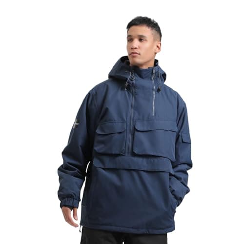 BSASB Mens Warm Snowboard Ski Jacket Waterproof Windproof Winter Sports