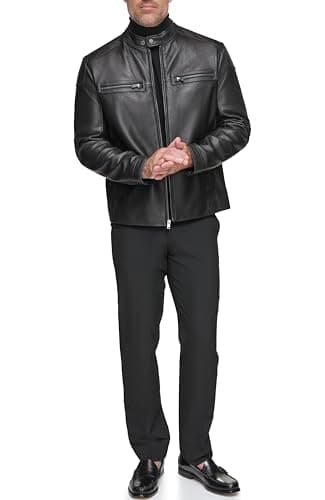 Andrew Marc Men's Classic Leather Jacket