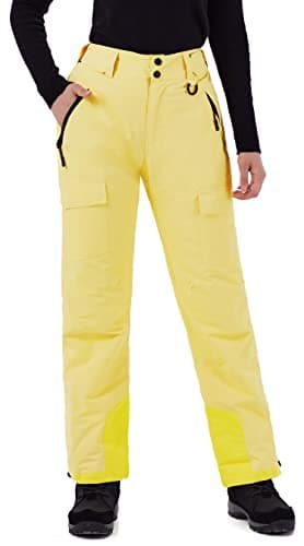 WULFUL Women's Waterproof Insulated Ski Pants