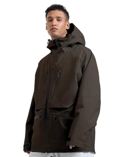 IMPHUT Mens Snowboard Jacket & Womens Ski Outerwear with Hood Winter Insulated
