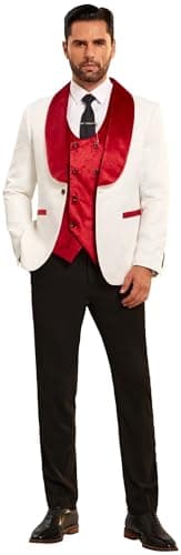 Men's Slim Fit 3-Piece Suit Set for Wedding and Business