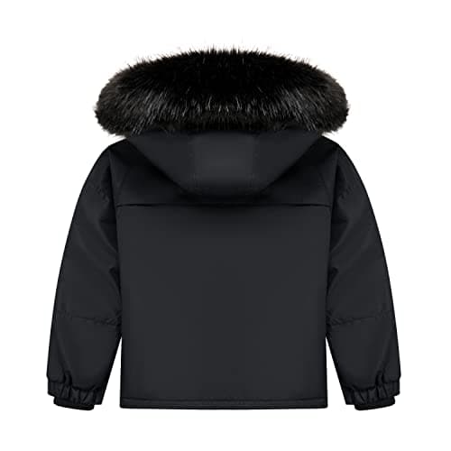 WULFUL Boy's Winter Ski Jacket with Hood
