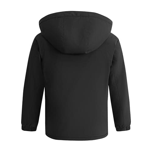 Wantdo Boys Winter Waterproof Windbreaker Snow Skiing Thick Warm Jacket with Removable Hood