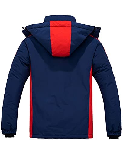 wantdo Men's Mountain Waterproof Ski Jacket for Winter Snowboarding
