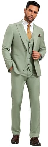 Men's Slim Fit 3-Piece Suit Set for Wedding and Business