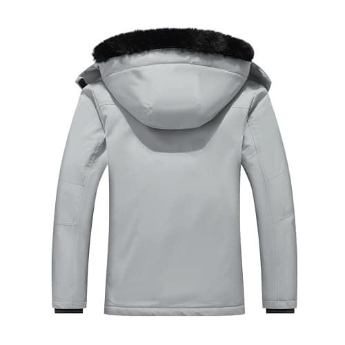 MOERDENG Women's Waterproof Winter Snow Coat Hooded Ski Jacket