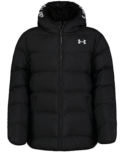 Under Armour Boys' Puffer Jacket, Water-Repellent, Zip Up