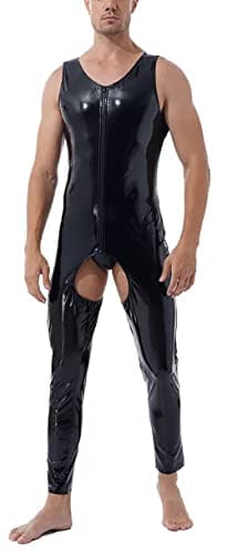 MALE SHINY PATENT LEATHER JACKET SLIM FIT NIGHTCLUB PARTY WEAR
